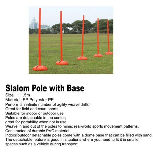 D-slalom pole